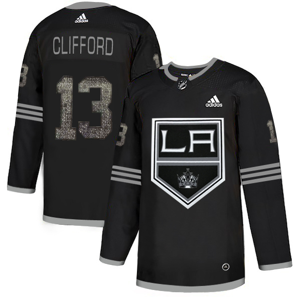Adidas Kings #13 Kyle Clifford Black Authentic Classic Stitched NHL Jersey