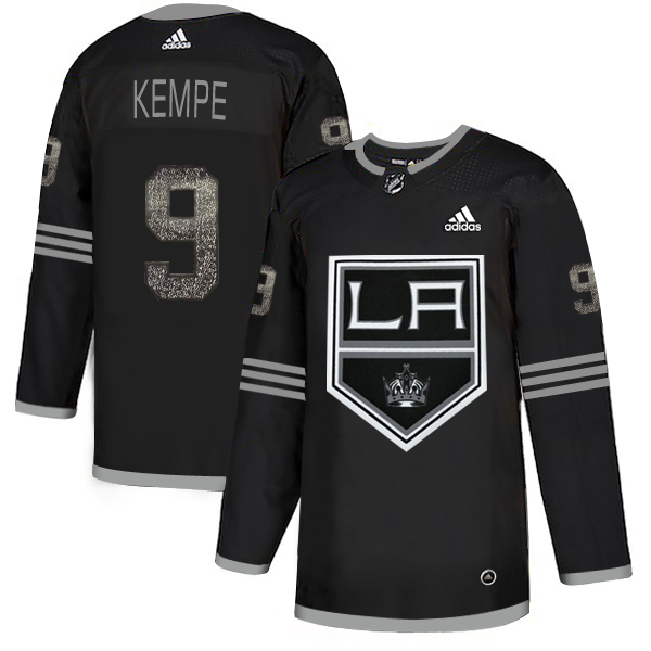 Adidas Kings #9 Adrian Kempe Black Authentic Classic Stitched NHL Jersey