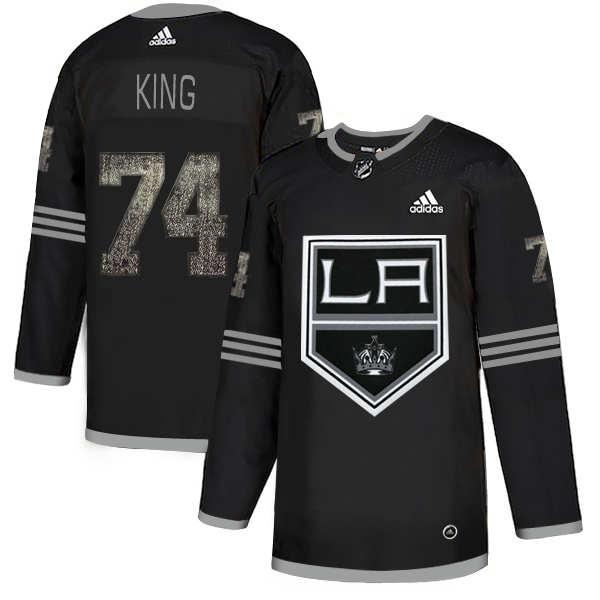 Adidas Kings #74 Dwight King Black Authentic Classic Stitched NHL Jersey