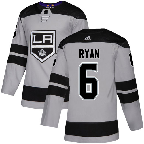 Adidas Kings #6 Joakim Ryan Gray Alternate Authentic Stitched NHL Jersey