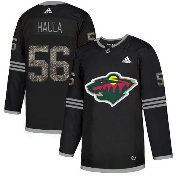 Adidas Wild #56 Erik Haula Black Authentic Classic Stitched NHL Jersey