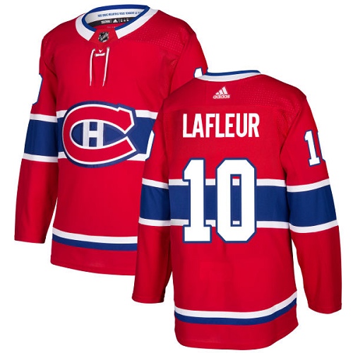Adidas Canadiens #10 Guy Lafleur Red Home Authentic Stitched NHL Jersey