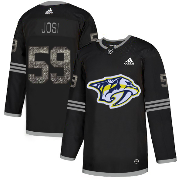 Adidas Predators #59 Roman Josi Black Authentic Classic Stitched NHL Jersey
