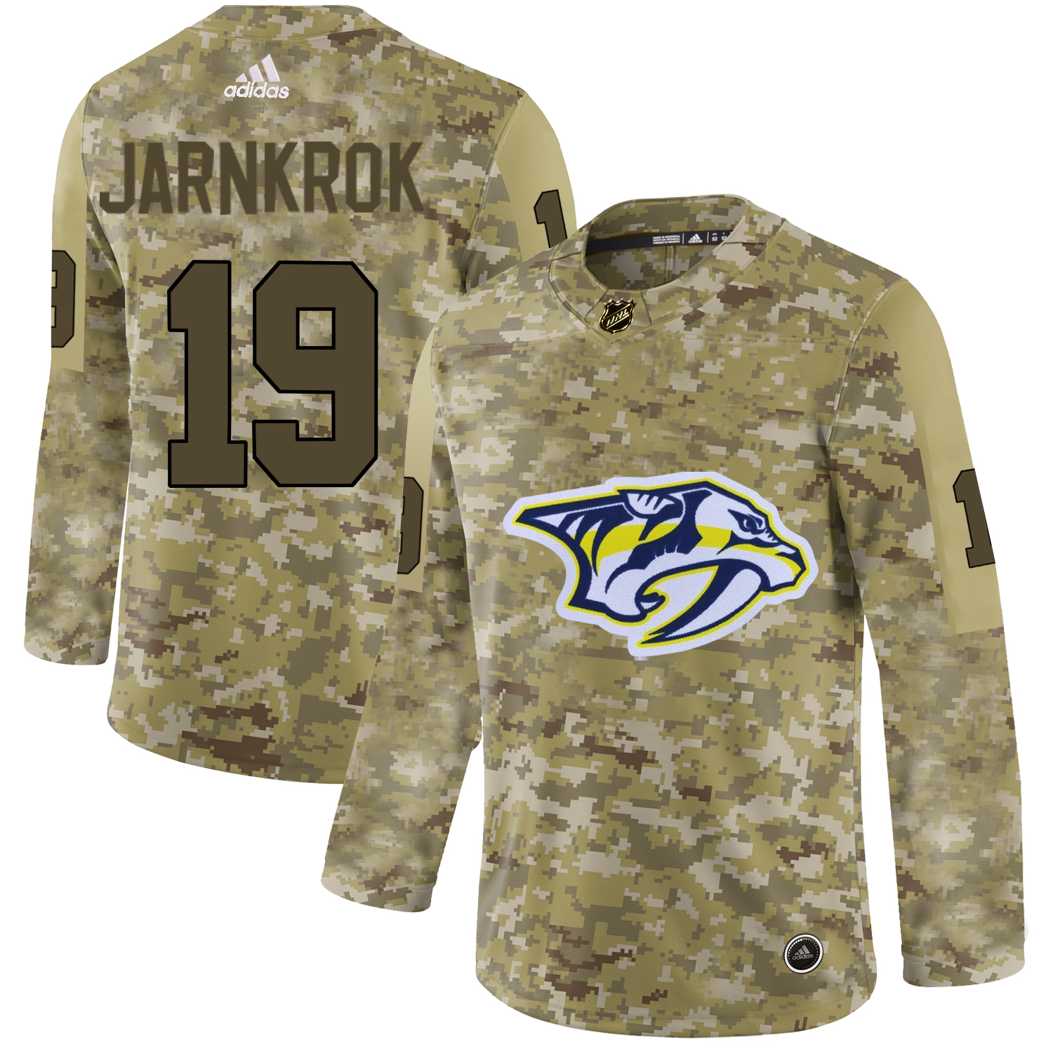 Adidas Predators #19 Calle Jarnkrok Camo Authentic Stitched NHL Jersey
