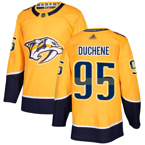 Adidas Predators #95 Matt Duchene Yellow Home Authentic Stitched NHL Jersey