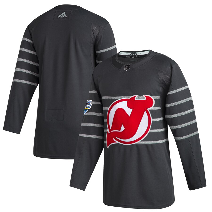 Men's New Jersey Devils Adidas Gray 2020 NHL All-Star Game Authentic Jersey
