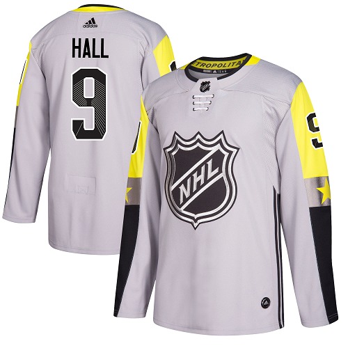 Adidas Devils #9 Taylor Hall Gray 2018 All-Star Metro Division Authentic Stitched NHL Jersey