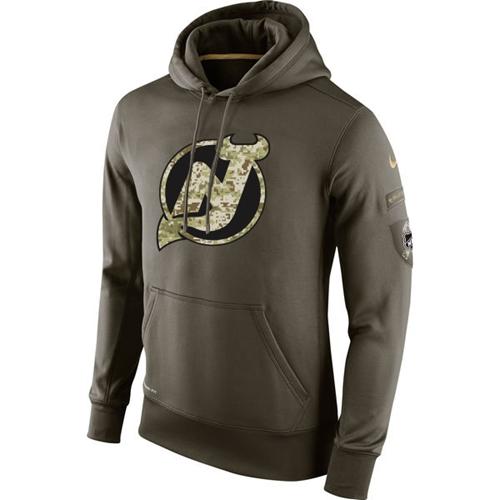Men's New Jersey Devils Nike Salute To Service NHL Hoodie