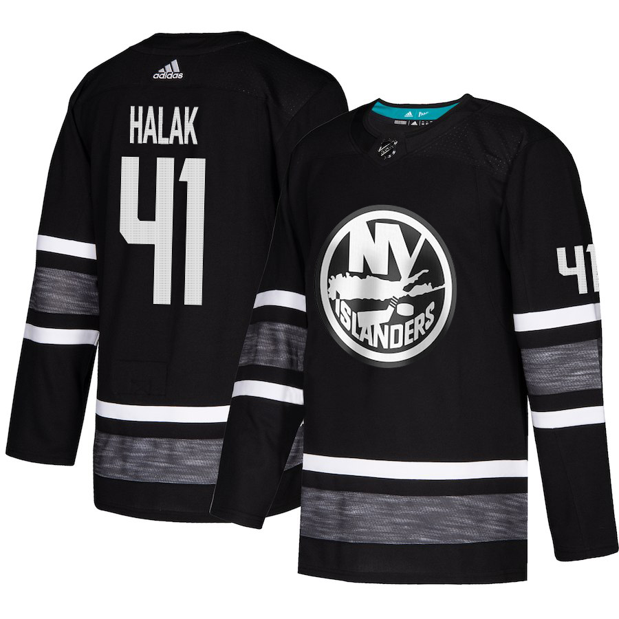 Adidas Islanders #41 Jaroslav Halak Black 2019 All-Star Game Parley Authentic Stitched NHL Jersey
