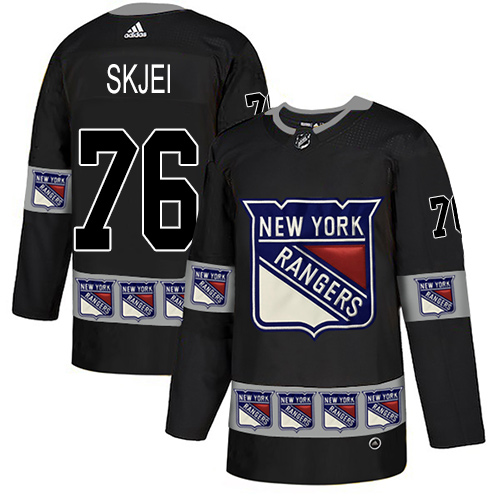 Adidas Rangers #76 Brady Skjei Black Authentic Team Logo Fashion Stitched NHL Jersey