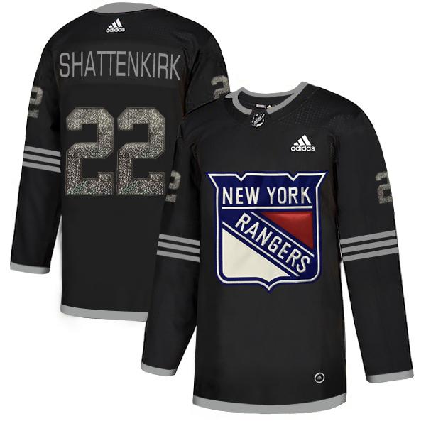 Adidas Rangers #22 Kevin Shattenkirk Black Authentic Classic Stitched NHL Jersey