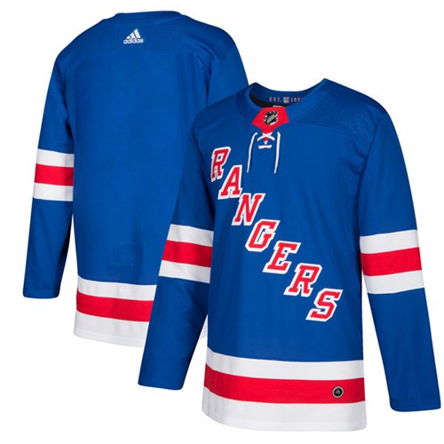 Adidas Rangers Blank Royal Blue Home Authentic Stitched NHL Jersey