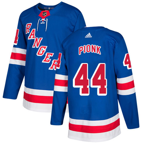 Adidas Rangers #44 Neal Pionk Royal Blue Home Authentic Stitched NHL Jersey