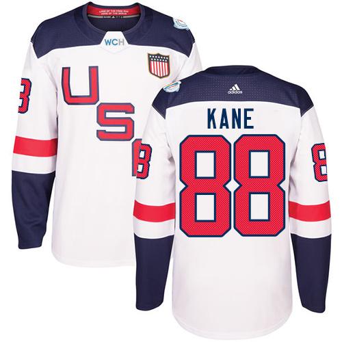 Team USA #88 Patrick Kane White 2016 World Cup Stitched NHL Jersey