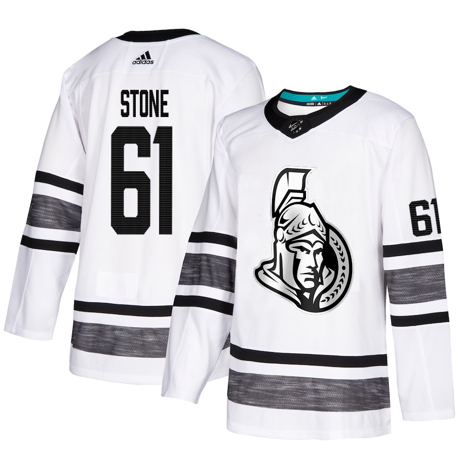 Adidas Senators #61 Mark Stone White 2019 All-Star Game Parley Authentic Stitched NHL Jersey