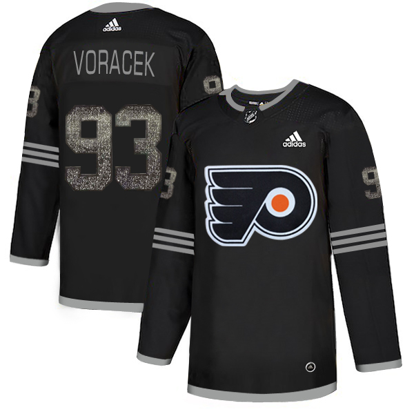 Adidas Flyers #93 Jakub Voracek Black Authentic Classic Stitched NHL Jersey