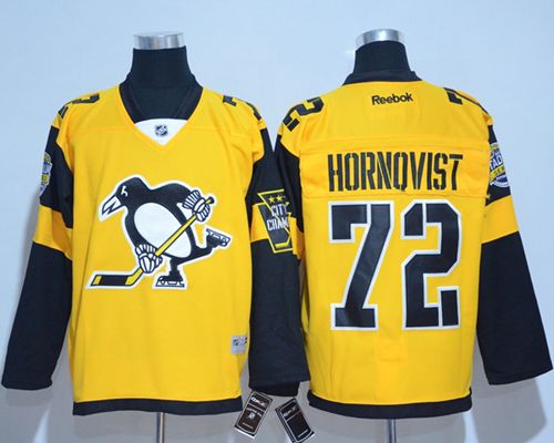Penguins #72 Patric Hornqvist Gold 2017 Stadium Series Stitched NHL Jersey