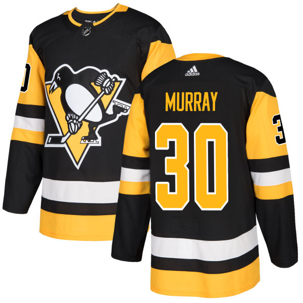 Adidas Penguins #30 Matt Murray Black Home Authentic Stitched NHL Jersey