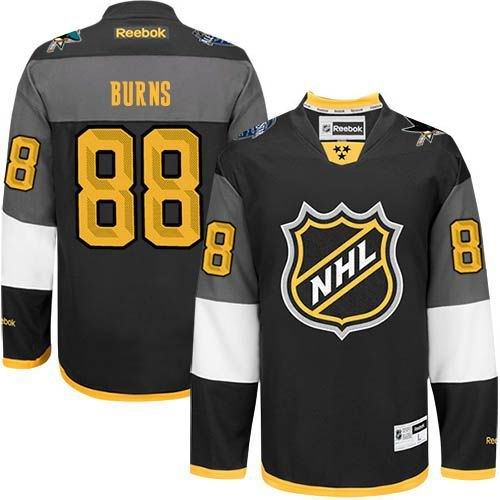 Sharks #88 Brent Burns Black 2016 All-Star Stitched NHL Jersey