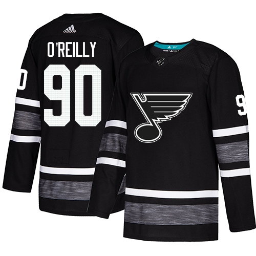 Adidas Blues #90 Ryan O'Reilly Black Authentic 2019 All-Star Stitched NHL Jersey