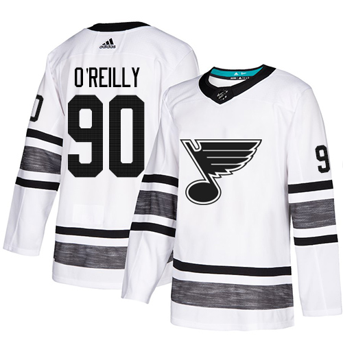 Adidas Blues #90 Ryan O'Reilly White Authentic 2019 All-Star Stitched NHL Jersey