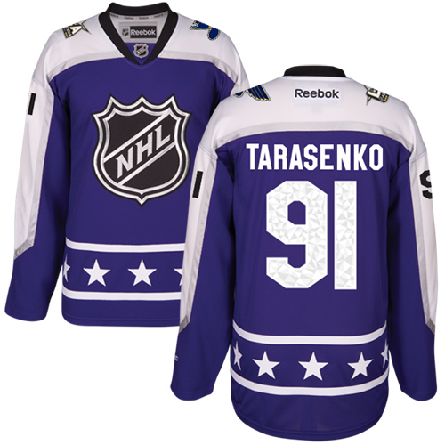 Blues #91 Vladimir Tarasenko Purple 2017 All-Star Central Division Stitched NHL Jersey