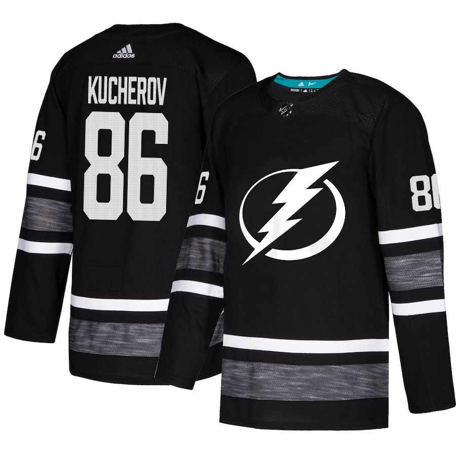 Adidas Lightning #86 Nikita Kucherov Black Authentic 2019 All-Star Stitched NHL Jersey