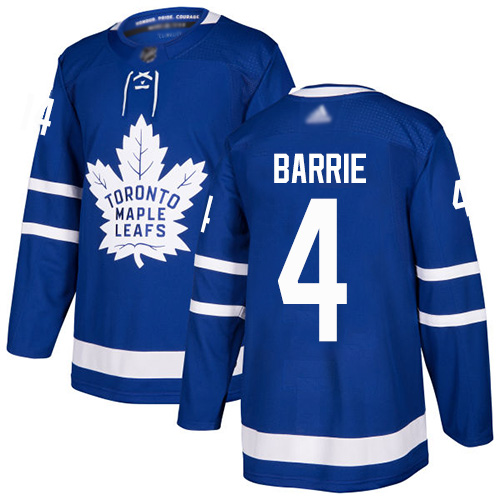 Adidas Maple Leafs #4 Tyson Barrie Blue Home Authentic Stitched NHL Jersey