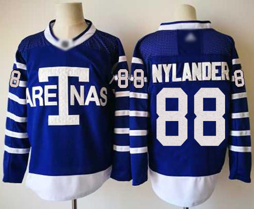 Adidas Maple Leafs #88 William Nylander Blue Authentic 1918 Arenas Throwback Stitched NHL Jersey