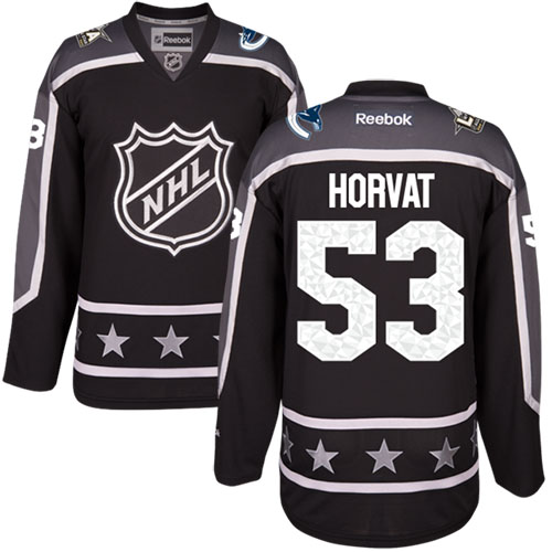 Canucks #53 Bo Horvat Black 2017 All-Star Pacific Division Stitched NHL Jersey