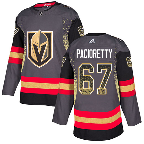 Adidas Golden Knights #67 Max Pacioretty Grey Home Authentic Drift Fashion Stitched NHL Jersey