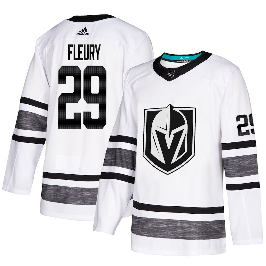 Adidas Golden Knights #29 Marc-Andre Fleury White Authentic 2019 All-Star Stitched NHL Jersey