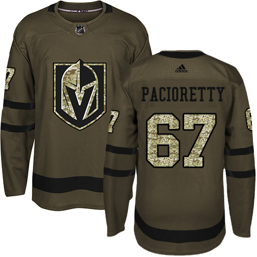 Adidas Golden Knights #67 Max Pacioretty Green Salute to Service Stitched NHL Jersey