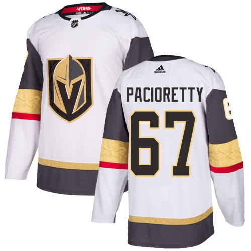 Adidas Golden Knights #67 Max Pacioretty White Road Authentic Stitched NHL Jersey