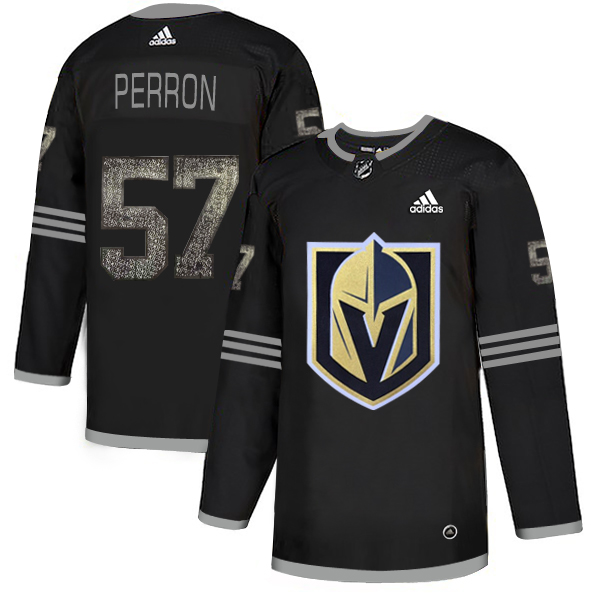 Adidas Golden Knights #57 David Perron Black Authentic Classic Stitched NHL Jersey