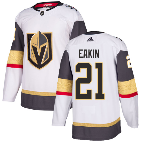 Adidas Golden Knights #21 Cody Eakin White Road Authentic Stitched NHL Jersey