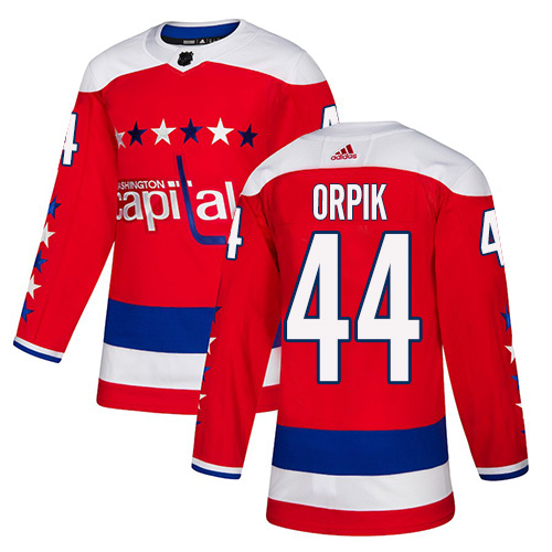 Adidas Capitals #44 Brooks Orpik Red Alternate Authentic Stitched NHL Jersey