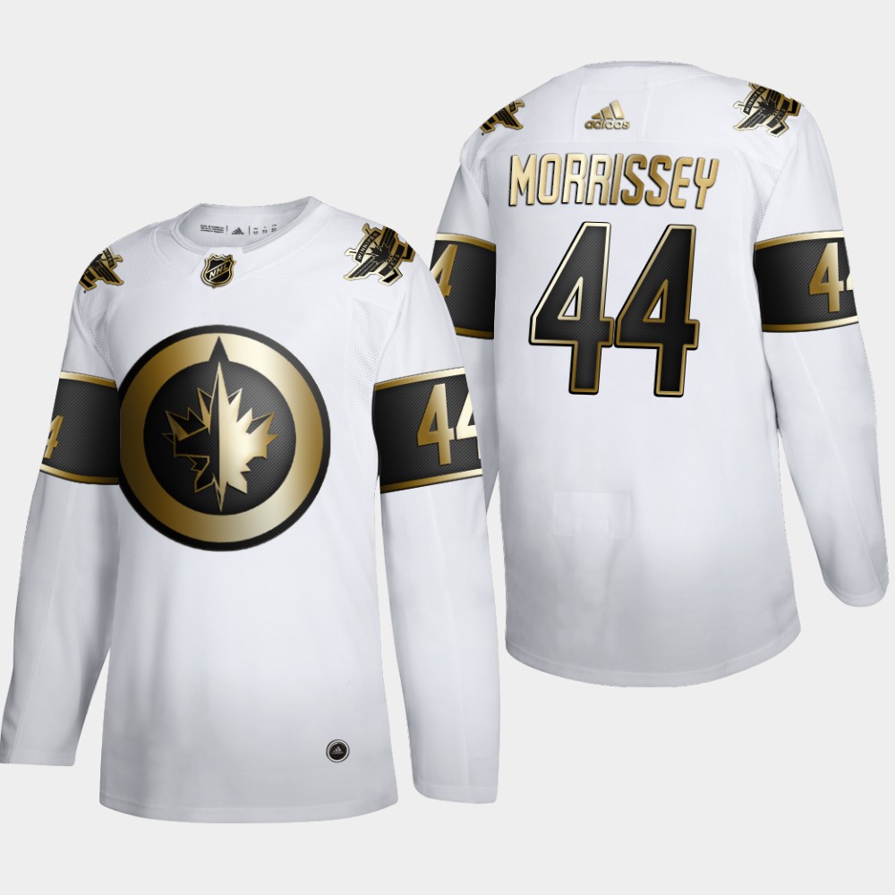 Winnipeg Jets #44 Josh Morrissey Men's Adidas White Golden Edition Limited Stitched NHL Jersey