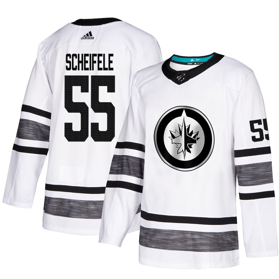 Adidas Jets #55 Mark Scheifele White Authentic 2019 All-Star Stitched NHL Jersey
