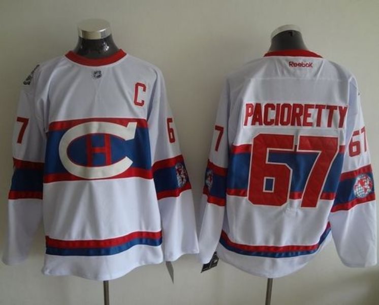 NHL Canadiens 67 Max Pacioretty White 2016 Winter Classic C Patch Men Jersey