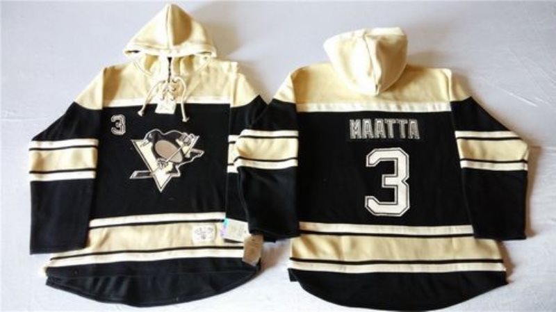 NHL Penguins 3 Olli Maatta Black Men Sweatshirt