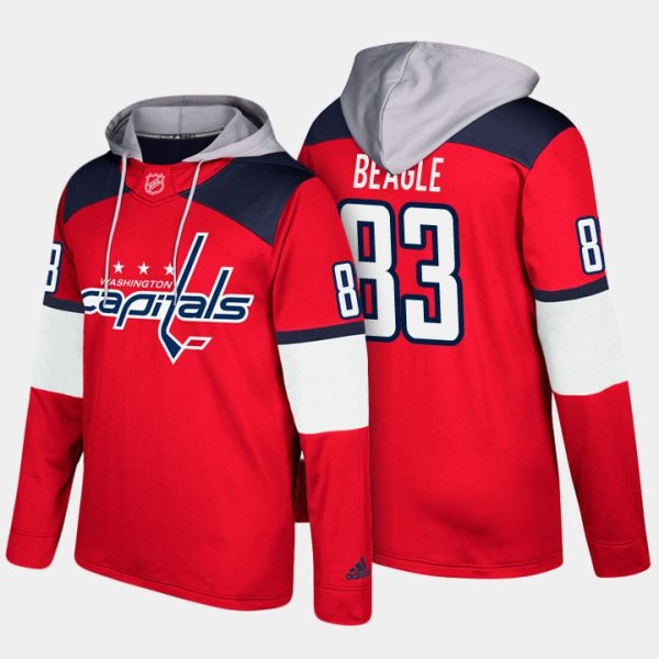 NHL Capitals 83 Jay Beagle Name And Number Men Hoodie