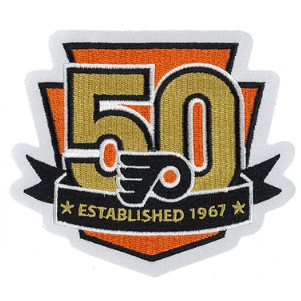 NHL 2017 Philadelphia Flyers 50th Anniversary Jersey Patch