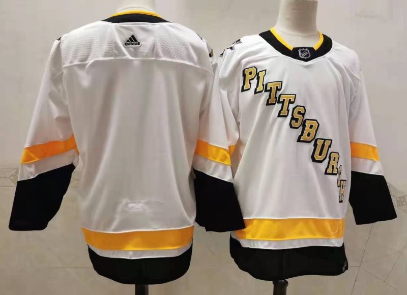 NHL Penguins Blank 2020 New Adidas Men Jersey