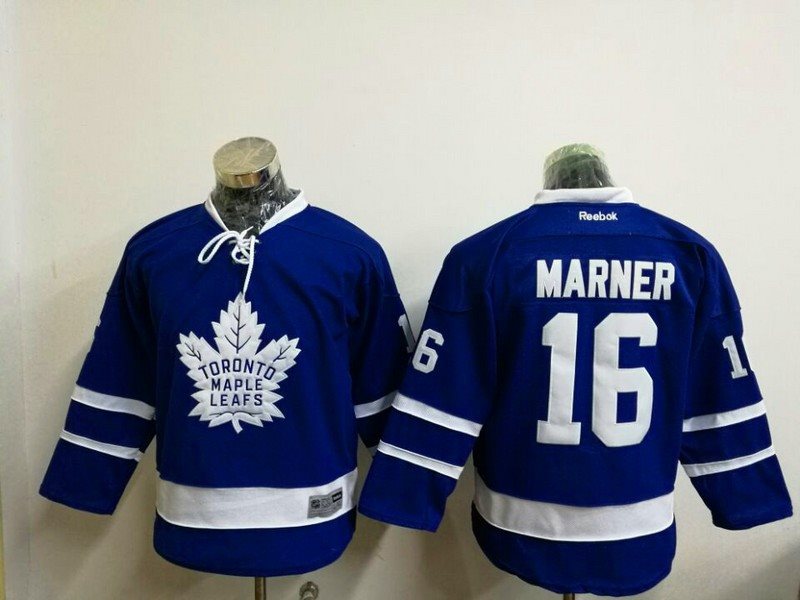 NHL Maple Leafs 16 Mitchell Marner 2016 Blue Youth Jersey