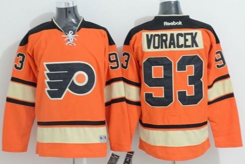 NHL Flyers 93 Jakub Voracek Orange Alternate Men Jersey