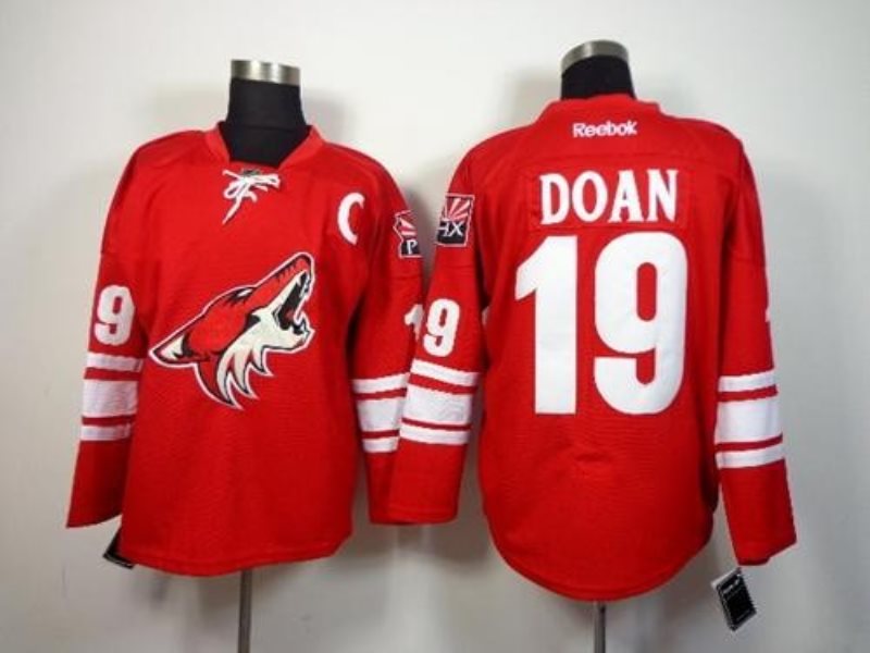 NHL Coyotes 19 Shane Doan Red Home Men Jersey