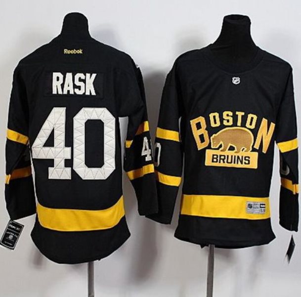 NHL Bruins 40 Tuukka Rask Black 2016 Winter Classic Youth Jersey