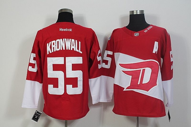 NHL Red Wings 55 Niklas Kronwall Red 2016 Stadium Series Reebok Men Jersey