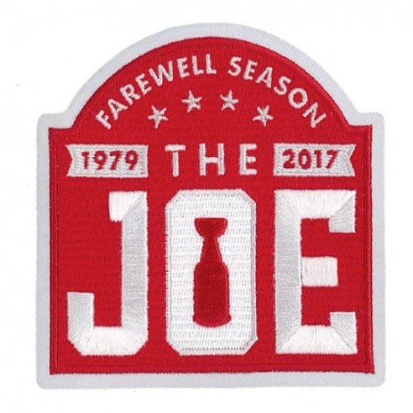 NHL 2017 Detroit Red Wings Arena Final Farewell Season The Joe Jersey Patch